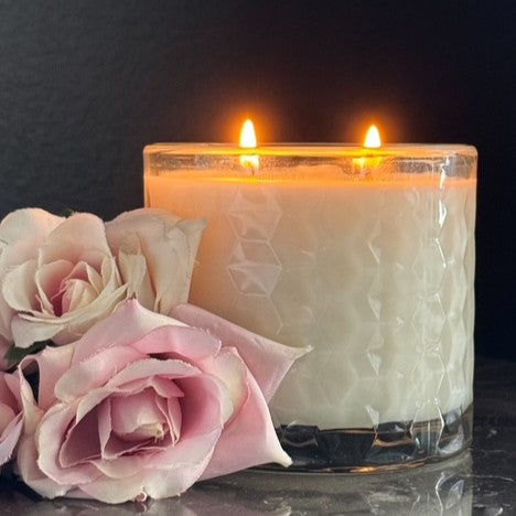 rose oud velvet rose soy candle 